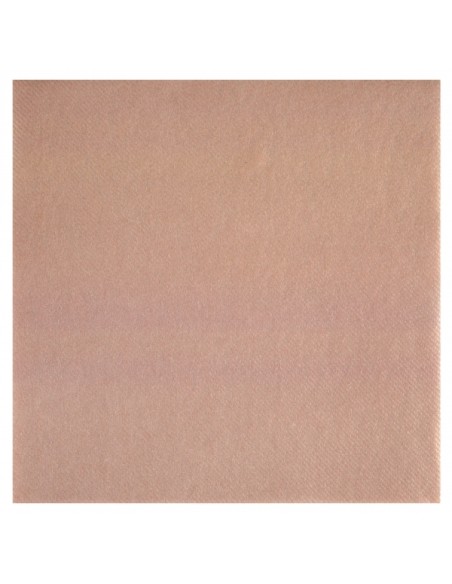 25 serviettes voie sèche 40x40cm - Or