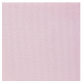 25 serviettes voie sèche 40x40cm - Rose clair