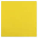 25 serviettes voie sèche 40x40cm - Jaune