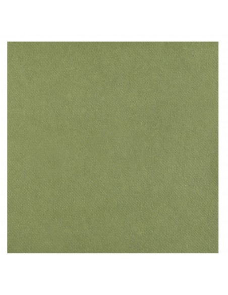 25 serviettes voie sèche 40x40cm - Vert sapin