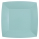 10 assiettes carrées 23x23cm - Mint