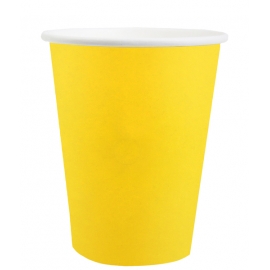 10 gobelets 25cl - Jaune