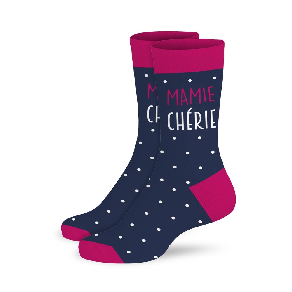 Chaussettes Paillettes Tata Chérie - 100% Coton, Multicolore | Fun Et Confortable