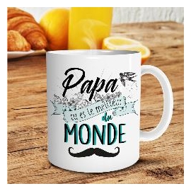 Mug meilleure papa du monde