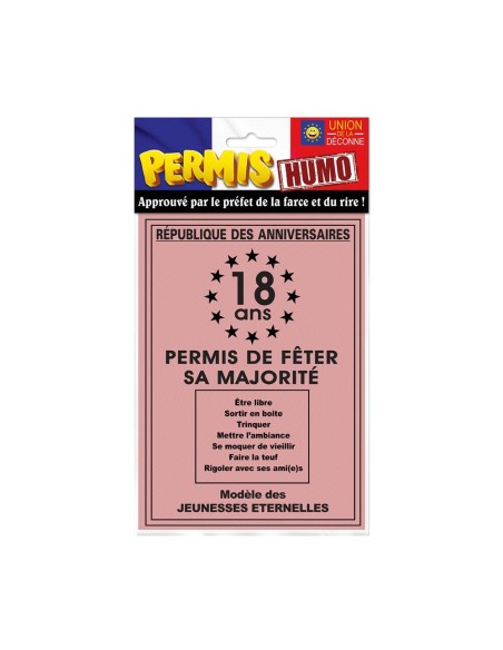 Permis de la majorité