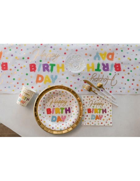 Gobelets Ballons et paillettes x10