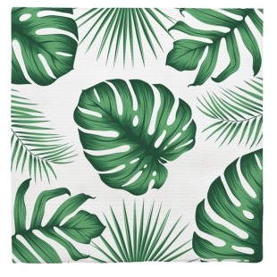 6 assiettes anniversaire tropical 23cm