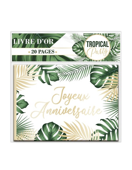12 pailles anniversaire tropical
