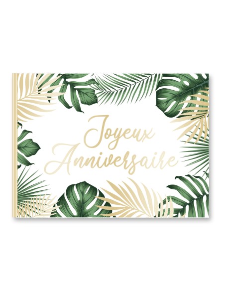 12 pailles anniversaire tropical