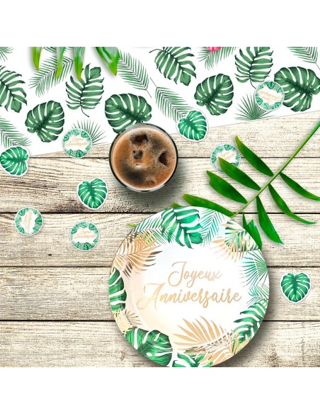 Livre d'or anniversaire tropical