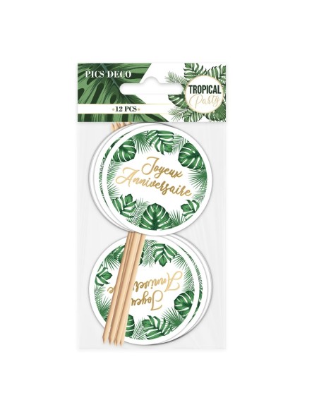 60 déco de table anniversaire tropical