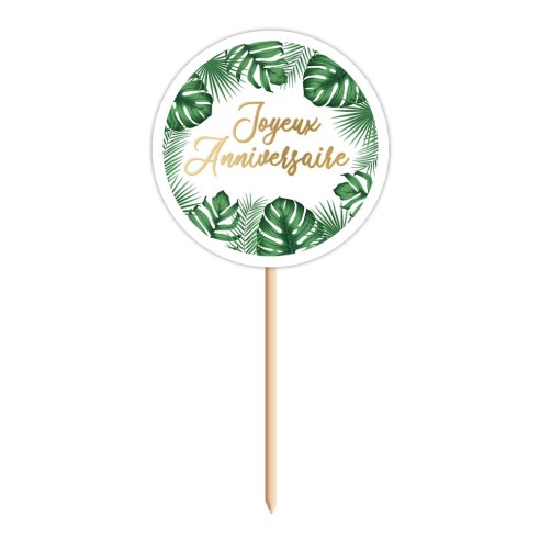 60 déco de table anniversaire tropical