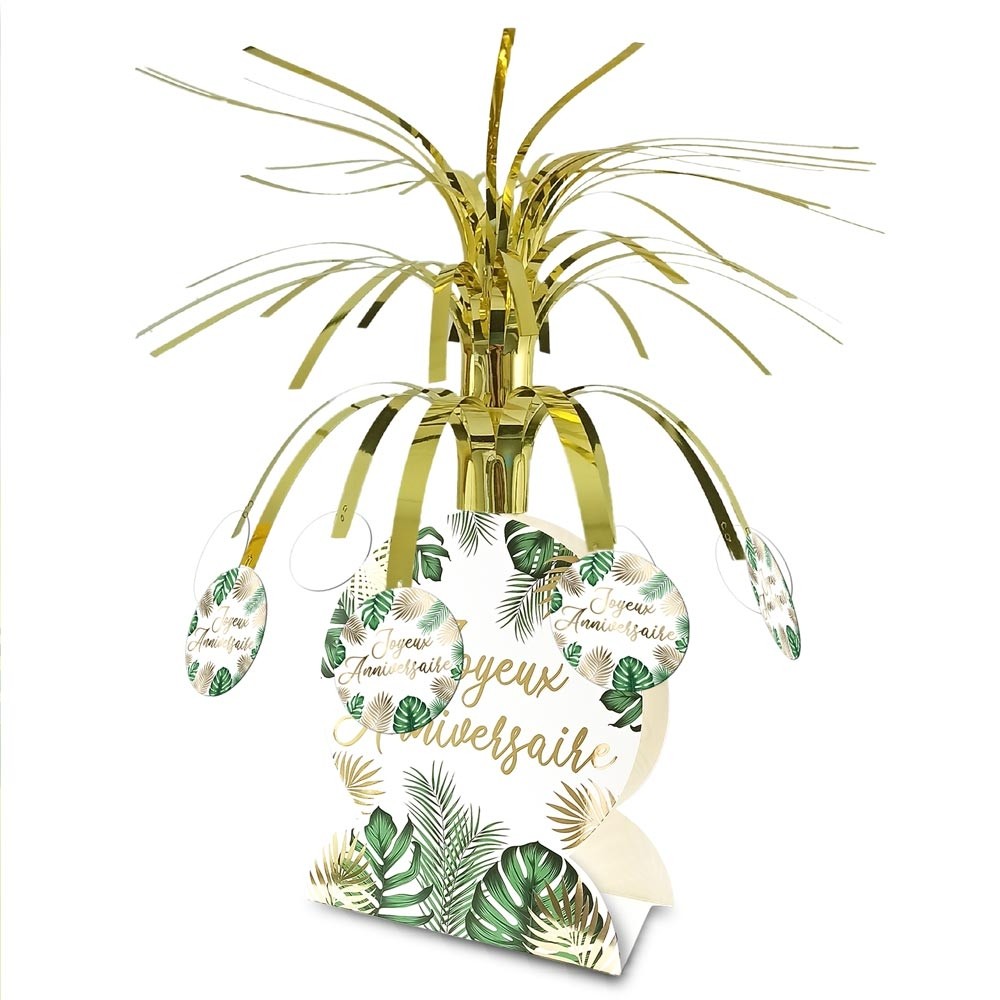 Centre de table Anniversaire Tropical - Deco anniversaire pas cher