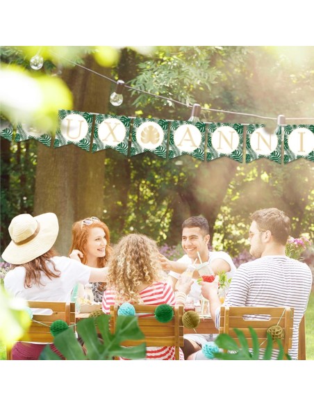 Guirlande fabions anniversaire tropical