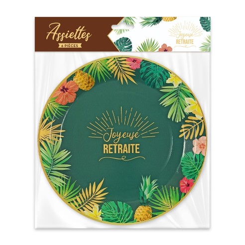 10 assiettes Retraite