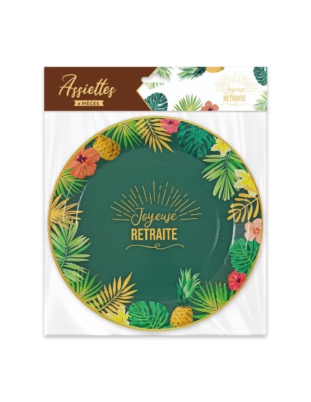 10 assiettes Retraite