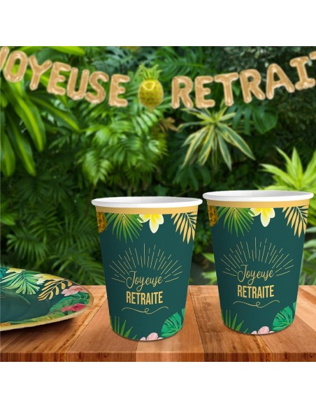 10 gobelets Retraite