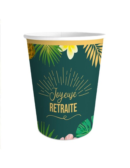 10 gobelets Retraite