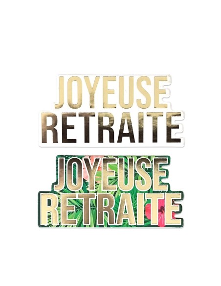 Guirlande joyeuse Retraite