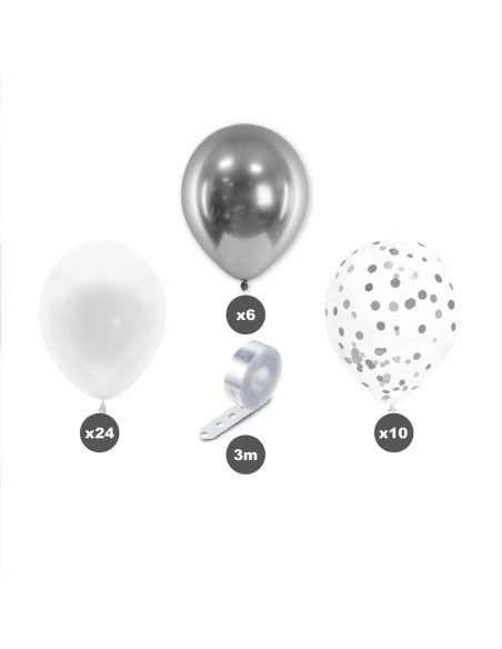 Kit arche à ballons rose doré