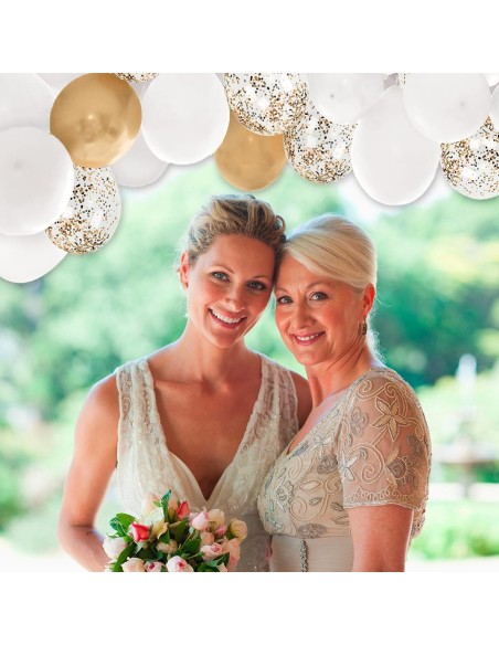 Kit arche à ballons argent