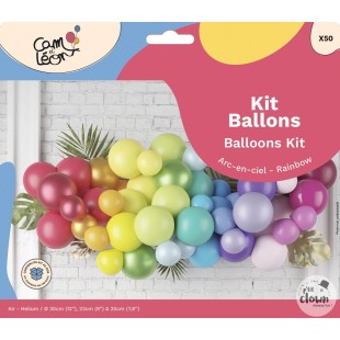 Kit arche à ballons macaron 2