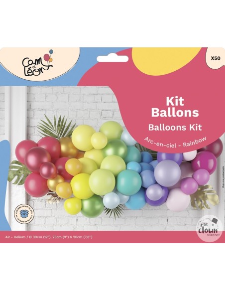 Kit arche à ballons macaron