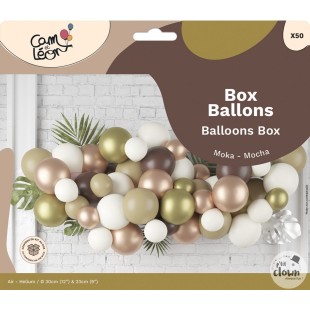 Kit 50 ballons ballons bleu 2