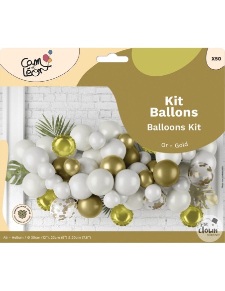 Kit 50 ballons ballons moka