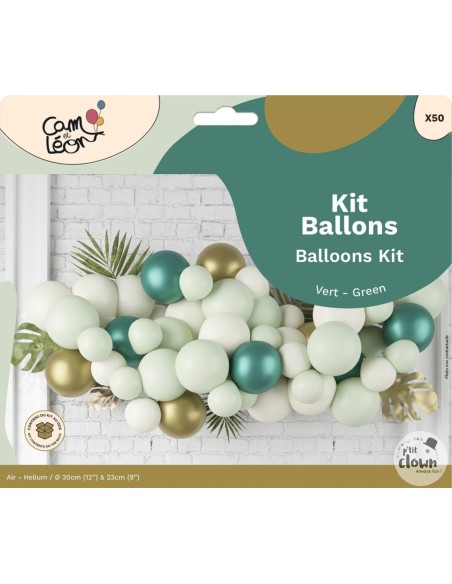 Kit 50 ballons ballons rose