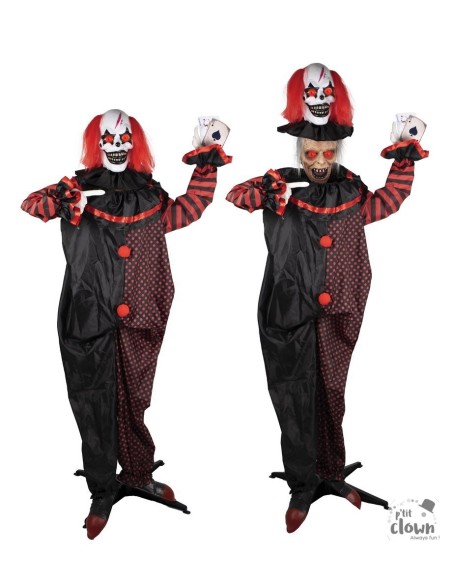 Fillette maudite sur cheval à bascule animé - 100 cm