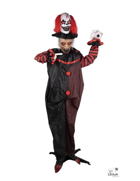 Fillette maudite sur cheval à bascule animé - 100 cm