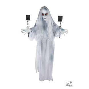 Clown à double tête - animé, sonore, lumineux