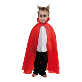 Cape Taffetas enfant 85cm rouge