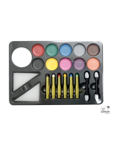 Palette de maquillage - fards gras - 6 couleurs