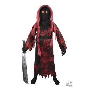 Sorcière noire et orange - Déguisement halloween