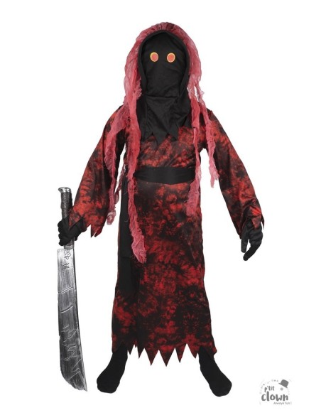 Sorcière noire et orange - Déguisement halloween