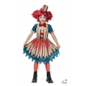 Clown vintage fille - Déguisement halloween