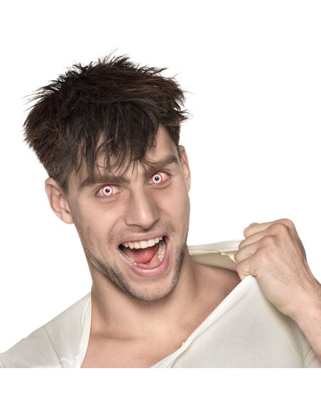 Lentilles yeux injectés de sang - 1 semaine