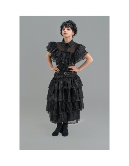 Déguisement Enfant Mercredi Robe à motif