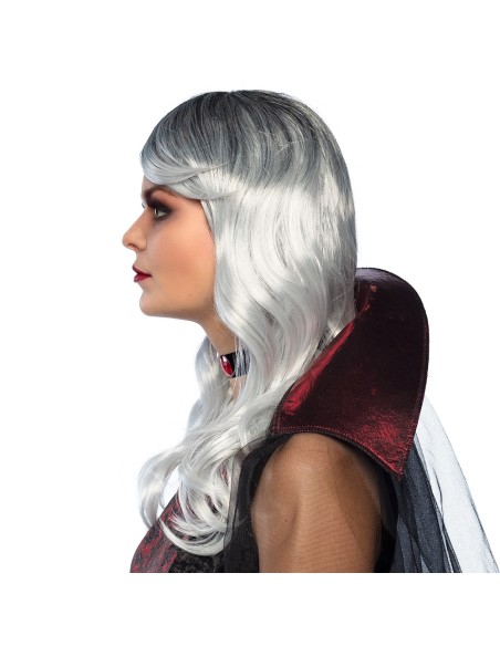 Perruque oreilles de chat blanc