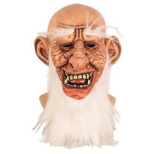 Masque latex zombie avec chapeau