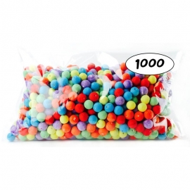 Sac de 1000 boules multicolores