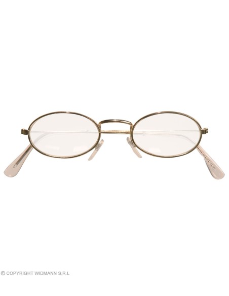 Lunettes père noël ovales avec verres