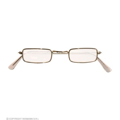 Lunettes père noël carrées avec verres