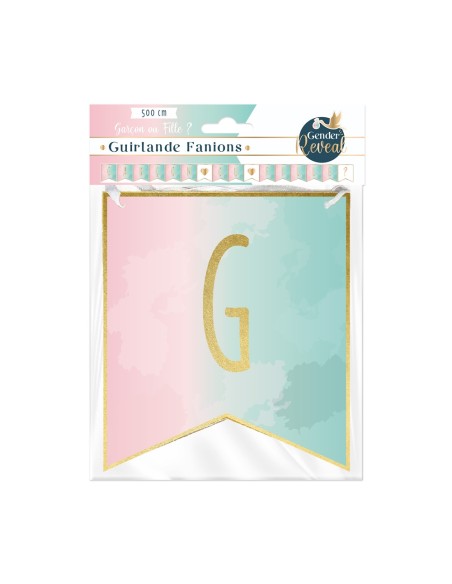 Sachet 6 Cartes Gender Fille