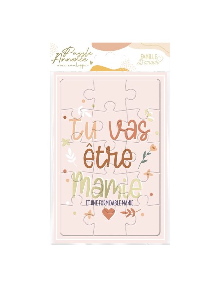  Carte à Gratter Annonce "Mamie"