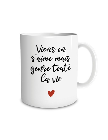 Mug "Viens on s'aime"