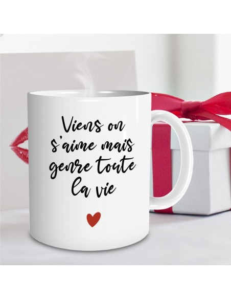 Mug "Viens on s'aime"