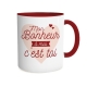 Mug "Je t'aime de tout mon coeur"